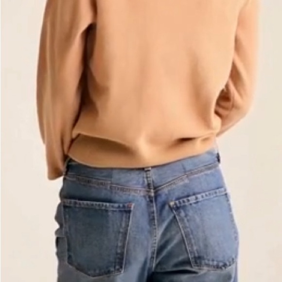 Naadam Beige Crewneck Sweater women small - Picture 2 of 6